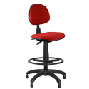 Cadeira Caixa Ergonômica NR17 Jserrano Vermelho - ULTRA Móveis