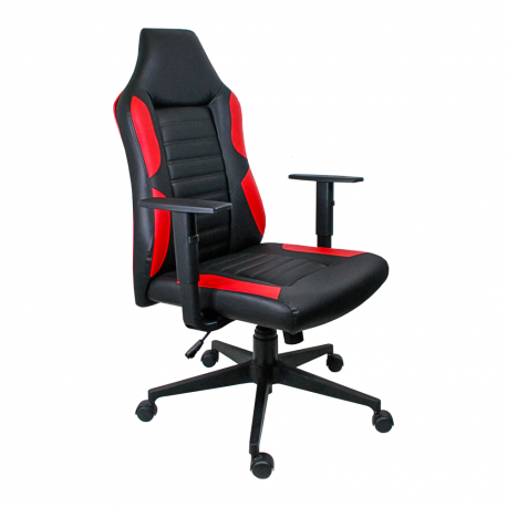 Cadeira Giratória Gamer Ultra Reclinável Preta e Vermelha