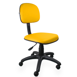 Cadeira Secretária Amarela