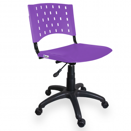 CADEIRA GIRATORIA PLASTICA LILAS SINGOLARE