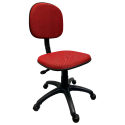 Cadeira Secretária Tecido Vermelho - ULTRA Móveis
