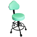Cadeira Mocho Verde Com Aro - ULTRA Móveis