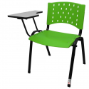 Cadeira Universitária Plástica Verde - ULTRA Móveis