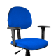 Cadeira Executiva Jserrano Azul Royal com Braço Regulável - ULTRA Móveis