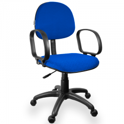 Cadeira Executiva Jserrano Azul Royal com Braço - ULTRA Móveis