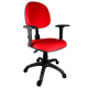 Cadeira Ergonômica NR17 Tecido Vermelho - ULTRA Móveis