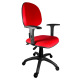 Cadeira Ergonômica NR17 Tecido Vermelho - ULTRA Móveis