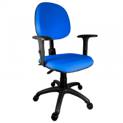 Cadeira Ergonômica NR17 Tecido Azul Royal - ULTRA Móveis