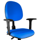 Cadeira Ergonômica NR17 Tecido Azul Royal - ULTRA Móveis