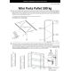 Coluna Lateral Mini Porta Pallet - Altura 2,00 X Profundidade 0,80 - 500Kg