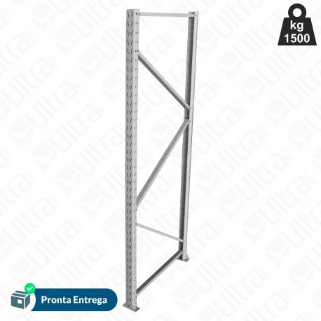 Coluna Lateral Mini Porta Pallet - Altura 2,00 X Profundidade 0,80 - 500Kg