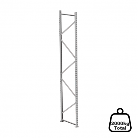 Coluna Lateral Mini Porta Pallet - Altura 3,00 X Profundidade 0,80 - 500Kg