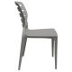 Kit 04 Cadeiras Ultra Design - Basalto Cinza