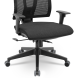 CADEIRA TWISTER COM RELAX SYSTEM BASE DIRETOR PIRAMIDAL ASSENTO PRETO TELA PRETA