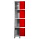 Roupeiro GRP 01/04 Porta Vermelha - CHAPA 26