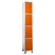 Roupeiro GRP 01/04 Porta Laranja - CHAPA 26