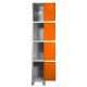 Roupeiro GRP 01/04 Porta Laranja - CHAPA 26