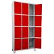 Roupeiro GRP 01/12 Porta Vermelha - CHAPA 26