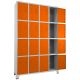 Roupeiro GRP 16 Portas Laranja - CHAPA 26