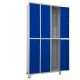 Roupeiro GRP 2/6 Porta Azul - CHAPA 26