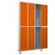 Roupeiro GRP 2/6 Porta Laranja - CHAPA 26