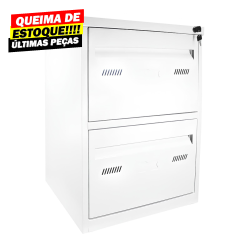 Arquivo de Aço Cinza Com Azul Chapa 26