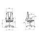 CADEIRA PRESIDENTE TWISTER - BASE PIRAMIDAL RELAX SYSTEM - COM PORTA PALETÓ