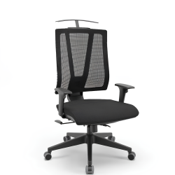 CADEIRA PRESIDENTE TWISTER - BASE PIRAMIDAL RELAX SYSTEM - COM PORTA PALETÓ