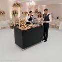 BALCÃO GOURMET PETISCO APERITIVO PORTÁTIL - PRETO