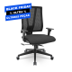 CADEIRA TWISTER COM RELAX SYSTEM BASE DIRETOR PIRAMIDAL ASSENTO PRETO TELA PRETA