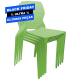 Kit 04 Cadeiras Ultra Design - Verde Claro