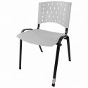 Cadeira Empilhável Plástica Branca - ULTRA Móveis