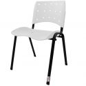 Cadeira Empilhável Plástica Branca Anatômica - ULTRA Móveis