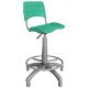 CADEIRA CAIXA SECRETÁRIA PLÁSTICA ACQUAMARINE BASE CINZA ERGONÔMICA PLAXMETAL - ULTRA Móveis